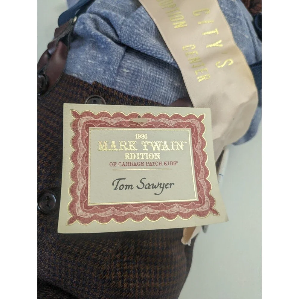 Tom Sawyer 1986 Mark Twain Edition Cabbage Patch‎ Doll